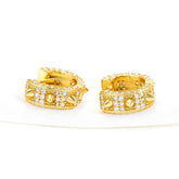 GL Fashion Jewelry Luxury VVS Moissanite Diamond Hoop Earrings